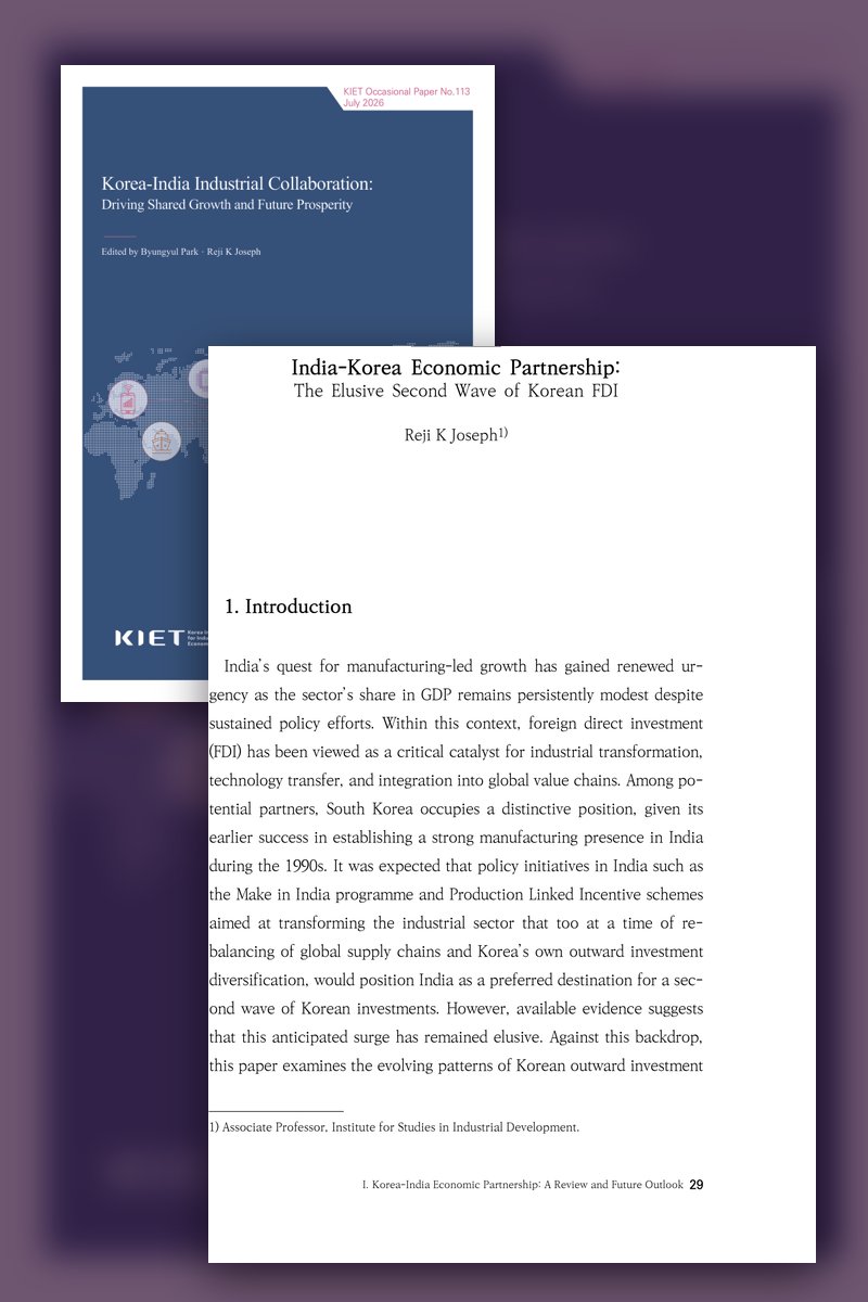 First page of the chapter India-Korea Economic Partnership: The Elusive Second Wave of Korean FDI